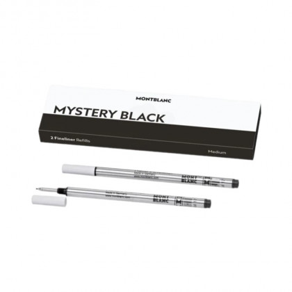 Стержень для ручки файнлайнер Montblanc M 2шт (Mystery Black)